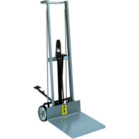 Aluminum Foot Pedal Platform Lift Truck 2 Wheel Style 400 Lb.