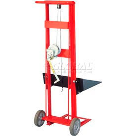 Winch Operated Platform Lift Truck 2 Wheel 750 Lb.