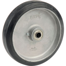 8" x 1-1/2" Mold-On Rubber Wheel 5/8" Axle Size