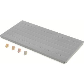 20 Ga Solid Steel Shelf, 36"W x 18"D, Gray