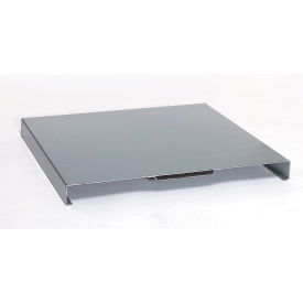 14 Ga Solid Steel Shelf, 36"W x 24"D, Gray