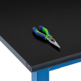 Workbench Top, Phenolic Resin Safety Edge, 72"W x 30"D x 1" Thick