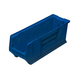 Plastic Hulk Stacking Bin, 24"L x 8-1/4"W x 9"H, Blue
