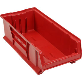 Plastic Hulk Stacking Bin, 24"L x 11"W x 7"H, Red