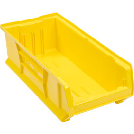 Plastic Hulk Stacking Bin, 24"L x 11"W x 7"H, Yellow
