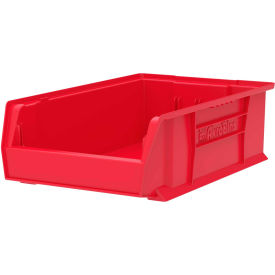 Plastic Super-Size Stacking Bin, 20"L x 12-3/8"W x 6"H, Red