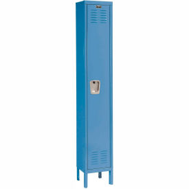 1-Tier 1 Door Premium Locker, 12"W x 12"D x 78"H, Blue, Unassembled