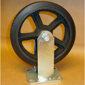 Rubber Casters 8" x 2" for Self-Dumping & Low Profile Hoppers