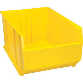 Plastic Hulk Stacking Bin, 36"L x 23-7/8"W x 17-1/2"H, Yellow