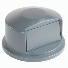 Dome Lid For 32 Gallon Round Trash Container - Gray
