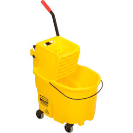 WaveBrake 2.0 Mop Bucket & Wringer Combo w/Side Press, 26-35 Qt.