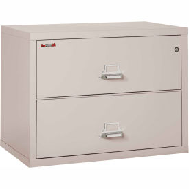 2 Drawer Lateral File Cabinet, Letter & Legal Size, 37-1/2"W x 22"D x 28"H, Gray
