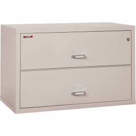 2 Drawer Lateral File Cabinet, Letter & Legal Size, 44-1/2"W x 22"D x 28"H, Gray