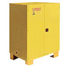 Flammable Cabinet W/Legs, Manual Close Double Door, 120 Gallon, 59" W x 34" D x 69" H