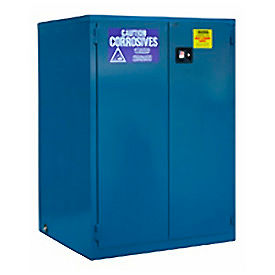 60 Gallon Acid Corrosive Cabinet, Manual Close, 2 Door, 34"W x 34"D x 65"H