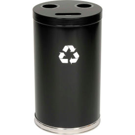 Recycling Can, 34.5 Gallon, Black