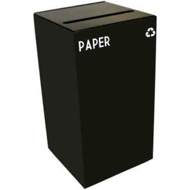 Recycling Can, Paper, 28 Gallon, Charcoal