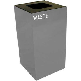 Trash Can, 28 Gallon, Gray