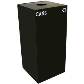 Recycling Can, 32 Gallon, Bottles & Cans, Charcoal