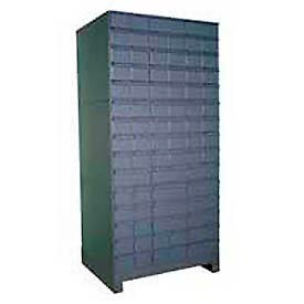 Durham Steel Drawer Cabinet - With 90 Drawers 34"W x 17-1/4"D x 69-1/8"H
