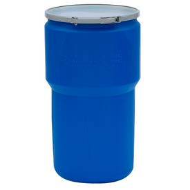 Plastic Lab Pack Drum with Metal Lever Lock - 14 Gallon