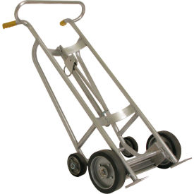 Manual Aluminum Drum Truck 12" Wheels - Short Chime Hook