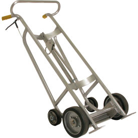 Manual Aluminum Drum Truck & Brake 12" Wheel - Short Chime Hook