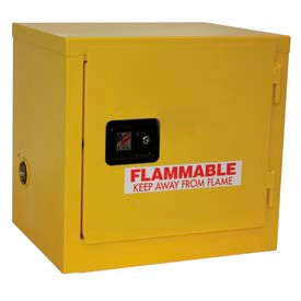 Stackable Flammable Cabinet, Self Close Double Door, 6 Gal., 23"Wx18"Dx22"H
