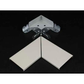 Flat Elbow, Fog White, 3-15/16"L