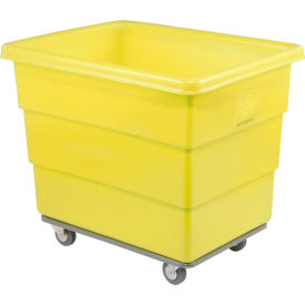 Heavy Duty Plastic Box Truck, 14 Bushel, Yellow