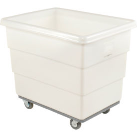Heavy Duty Plastic Box Truck, 20 Bushel, White
