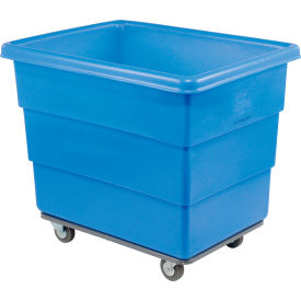 Heavy Duty Plastic Box Truck, 20 Bushel, Blue