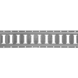 5' E-Track Section - Gray Powder Coat Finish