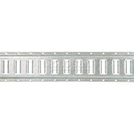 5' E-Track Section - Galvanized Finish