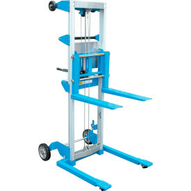 Lightweight Hand Operated Lift Truck 500 Lb. Straddle Legs