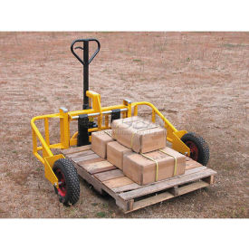 All Terrain Manual Pallet Jack, 2000 lb. Capacity, 64"W x 32"L Forks