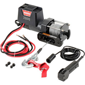 2000 Lb. Capacity 12V Trailer Loading Utility Winch - DC Powered, Model 92000