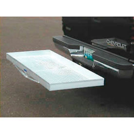 Aluminum Hitch Mounted Cargo Carrier 500 Pound Capacity