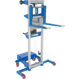 Hand Operated Counterbalanced Lift Truck 500 Lb Straddle Legs