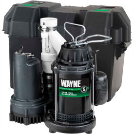 Pre-Assembled 1/2 HP Combination Primary & Battery Backup Sump Pump System