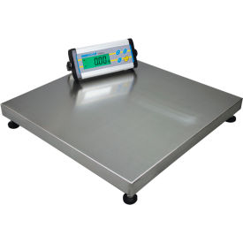 Adam Equipment Digital Platform Scale W/Wheels, 330 lb x 0.1 lb, 19-11/16" Square Platform