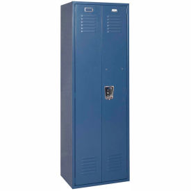 1-Tier 1 Door Executive Locker, 24"W x 24"D x 78"H, Blue, Unassembled