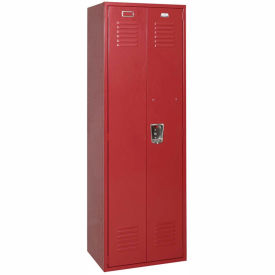 Vanguard 1-Tier, 1 Door Executive Locker, 24"W x 18"D x 78"H, Burgundy, Assembled