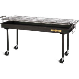 Charcoal Grill, 60"L Grill Surface