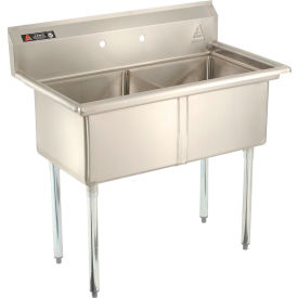 Two Bowl SS sink 18 x 18