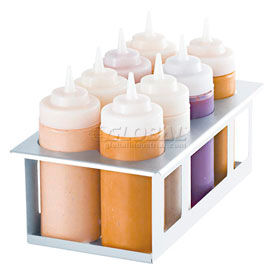 Server Cold Table Eight Bottle Holder, Holds (8) 16 Oz. Squeeze Bottles