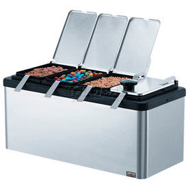 Insulated Mini Bar, w/ (4) 1/9-Size Jar, Lids & Ladles