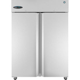 Freezer, Two Section Upright, Stainless Steel Doors