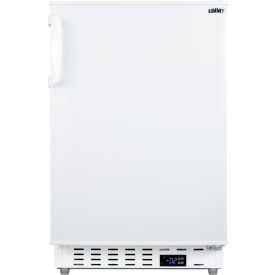 Built In Undercounter ADA Freezer, Solid Door, 2.68 Cu. Ft., White