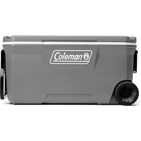 316 Series Wheeled Cooler, 100 Qt., Polypropylene, Gray
